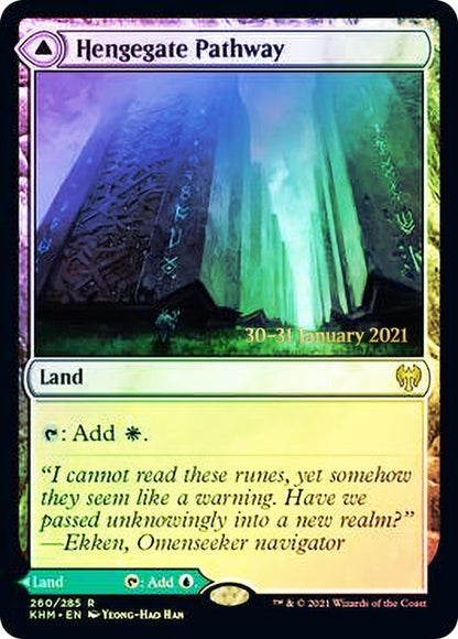 Hengegate Pathway // Mistgate Pathway (260s) Foil - Kaldheim Promos