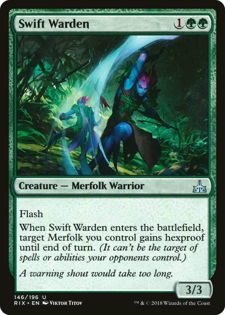Swift Warden (146) Foil - Rivals of Ixalan