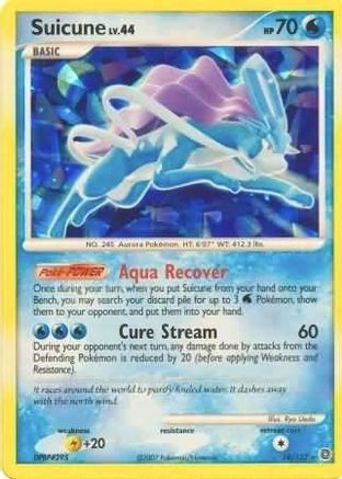 Suicune - 19/132 (Cracked Ice Holo) (19) Holofoil - Miscellaneous Cards & Products