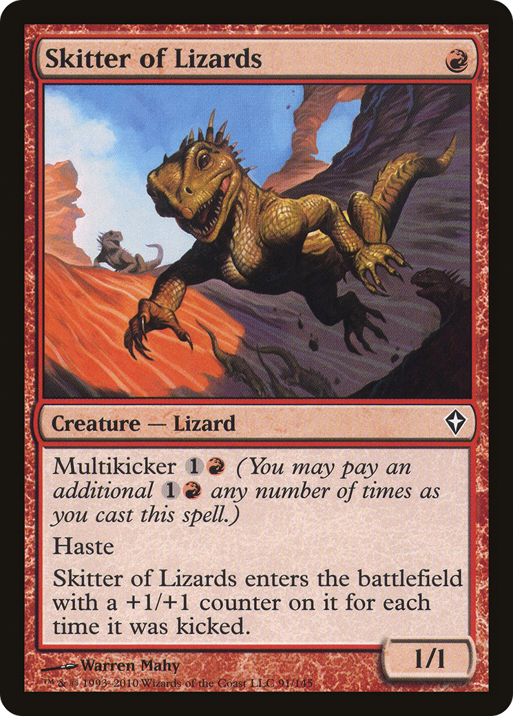 Skitter of Lizards (091) Foil - Worldwake