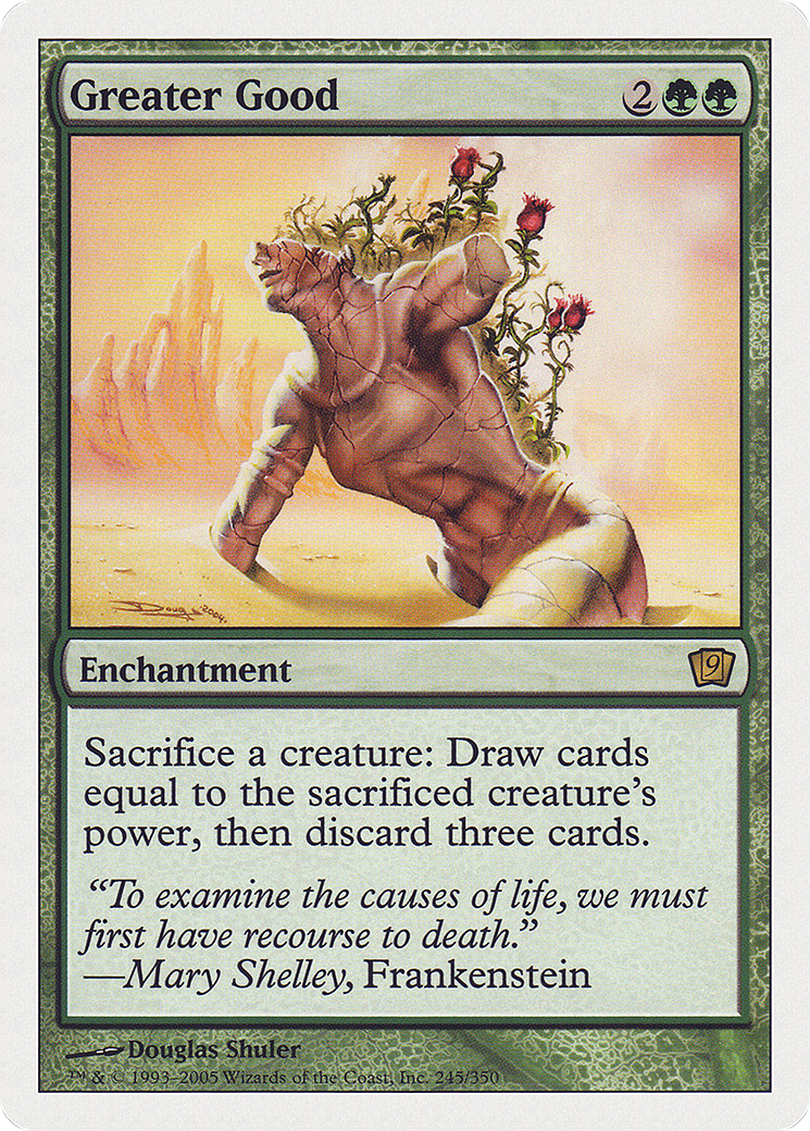 Greater Good (245) Foil - Ninth Edition