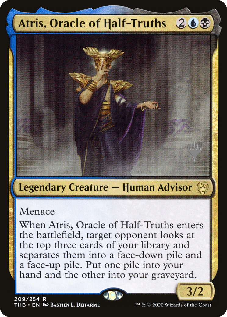 Atris, Oracle of Half-Truths (209p) - Theros Beyond Death Promos
