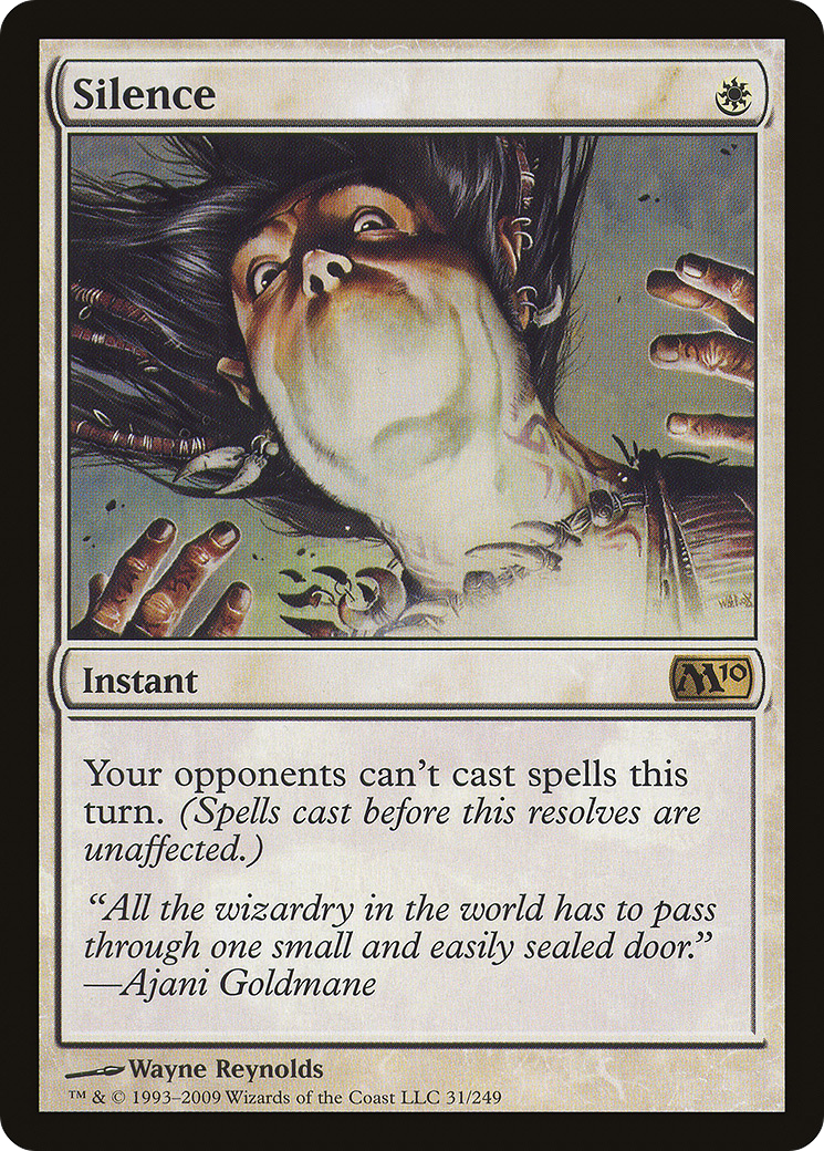 Silence (031) Foil - Magic 2010