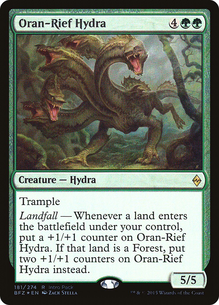 Oran-Rief Hydra (181) Foil - Battle for Zendikar Promos