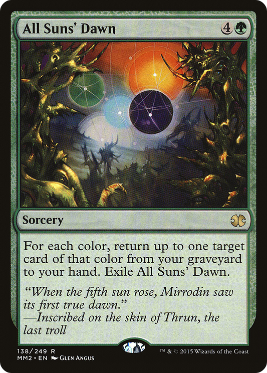 All Suns' Dawn (138) Foil - Modern Masters 2015