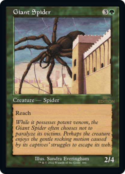 Giant Spider (Retro) (491) - 30th Anniversary Edition