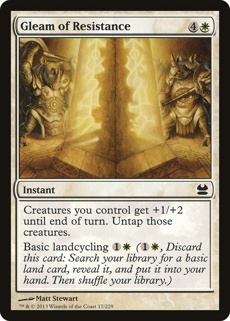 Gleam of Resistance (017) - Modern Masters