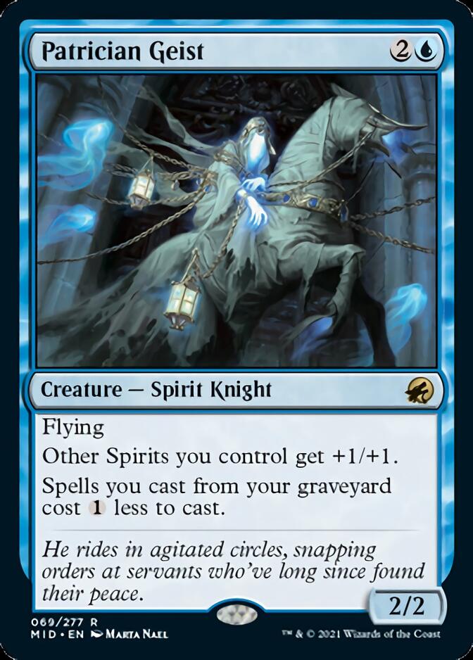 Patrician Geist [Innistrad: Midnight Hunt] | Silver Goblin