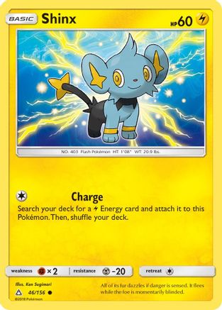 Shinx (46/156) [Sun & Moon: Ultra Prism] Reverse Holofoil