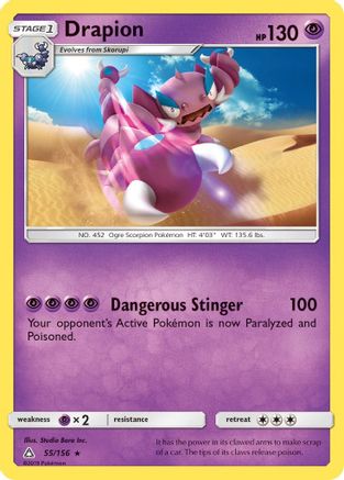 Drapion (55) Reverse Holofoil - SM  Ultra Prism