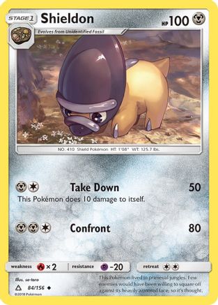 Shieldon (84) Reverse Holofoil - SM  Ultra Prism