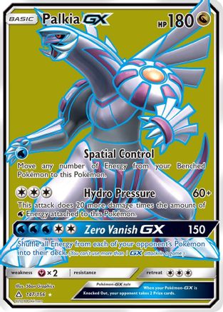 Palkia GX (Full Art) (147) Holofoil - SM  Ultra Prism