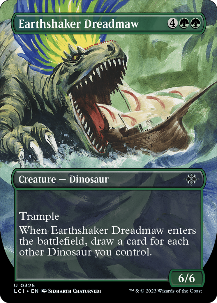 Earthshaker Dreadmaw (Borderless) (325) Foil - The Lost Caverns of Ixalan