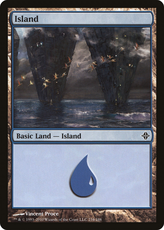 Island (234) [Rise of the Eldrazi] Foil