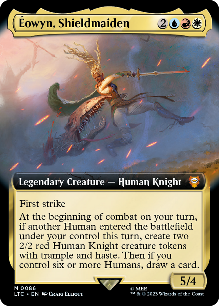Éowyn, Shieldmaiden (Extended Art) (086) - Tales of Middle-earth Commander