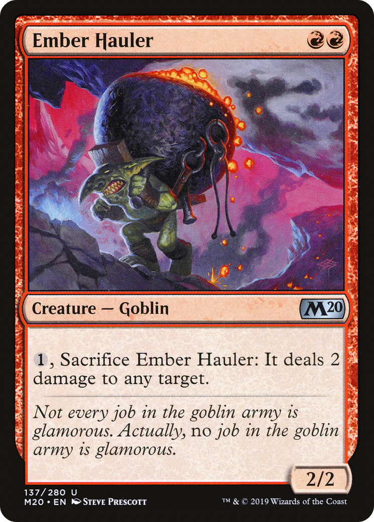 Ember Hauler [Core Set 2020] | Silver Goblin