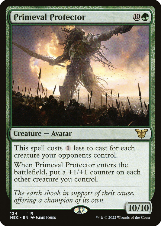 Primeval Protector (124) - Neon Dynasty Commander