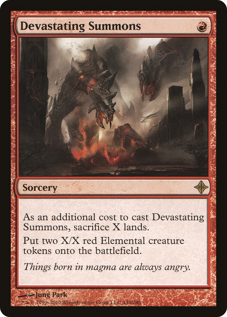 Devastating Summons (140) Foil - Rise of the Eldrazi