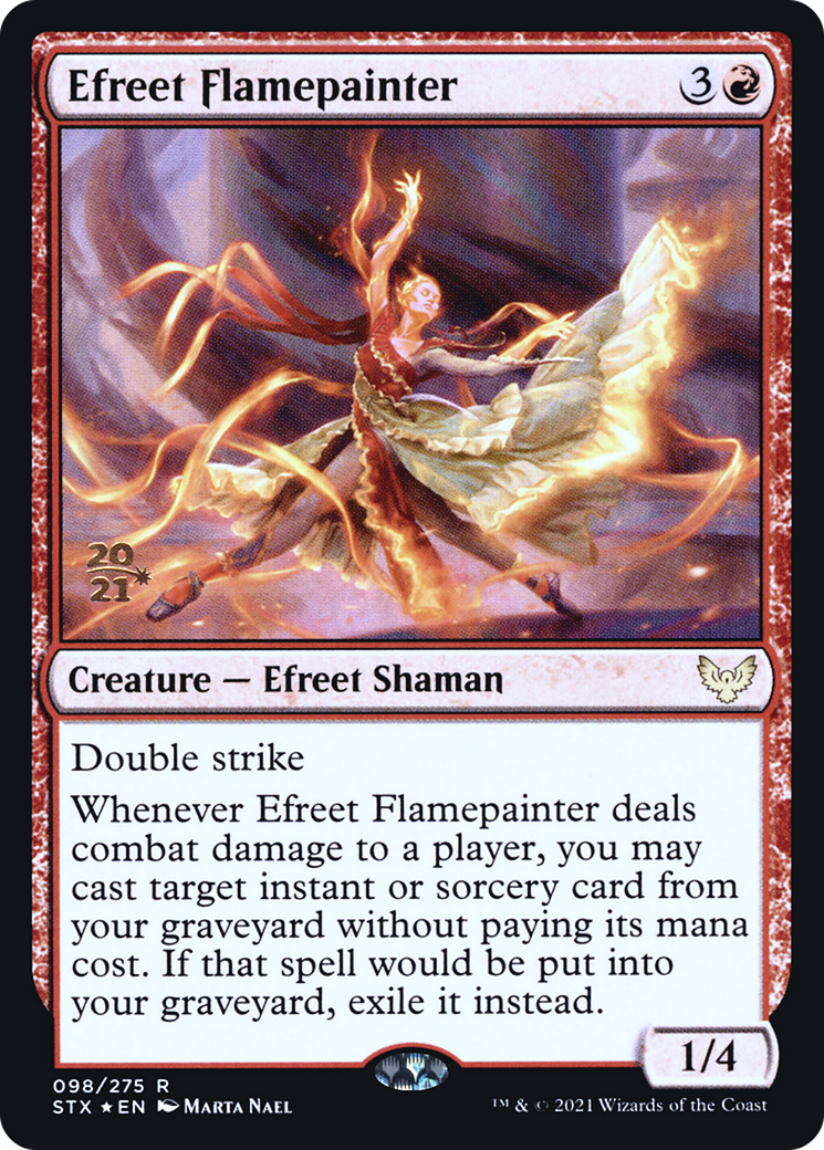 Efreet Flamepainter (098) Foil - Strixhaven: School of Mages Promos