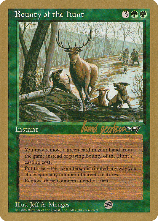 Bounty of the Hunt (Retro) (sg85sb) - World Championship Decks 1997
