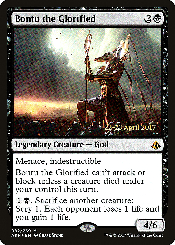 Bontu the Glorified (082) Foil - Amonkhet Promos