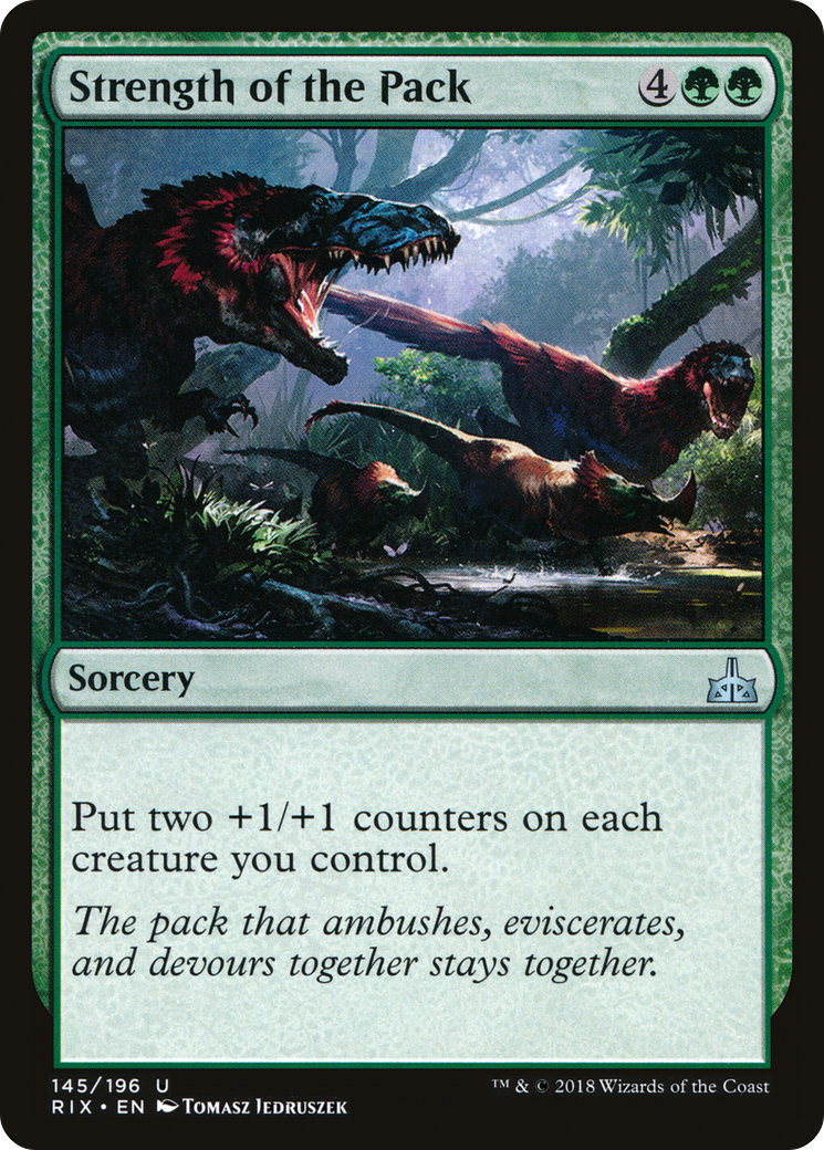 Strength of the Pack (145) - Rivals of Ixalan