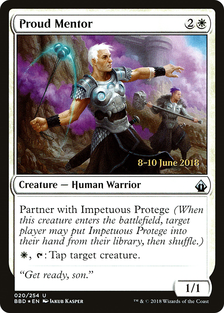Proud Mentor (20s) Foil - Battlebond Promos