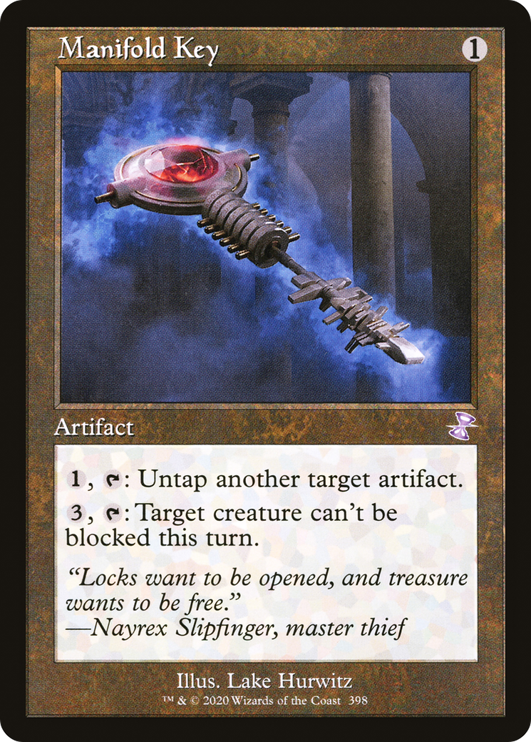 Manifold Key (Retro) (398) Foil - Time Spiral Remastered