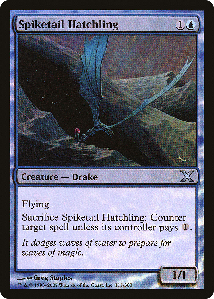 Spiketail Hatchling (111) Foil - Tenth Edition