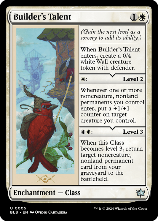 Builder's Talent [Bloomburrow] Foil