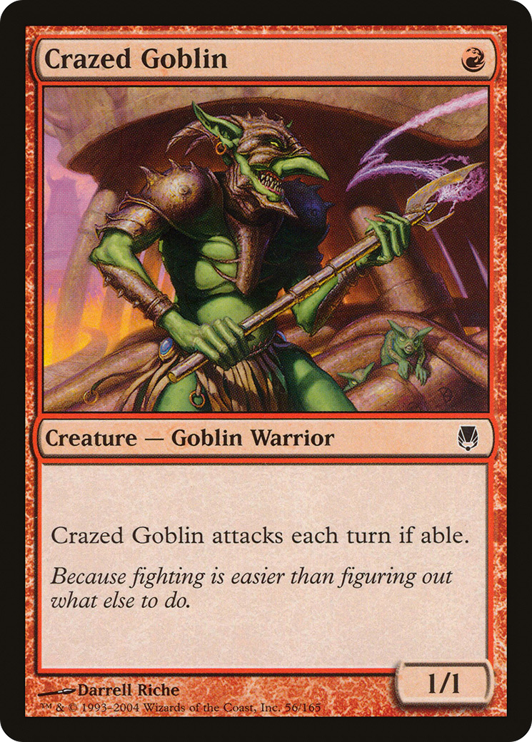 Crazed Goblin (056) - Darksteel