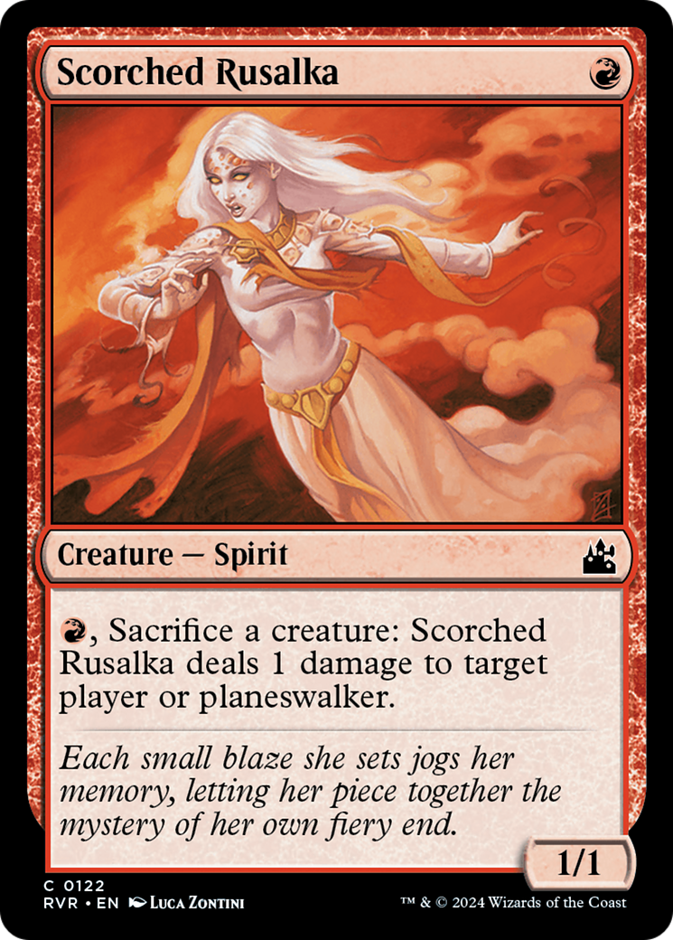 Scorched Rusalka [Ravnica Remastered] Foil