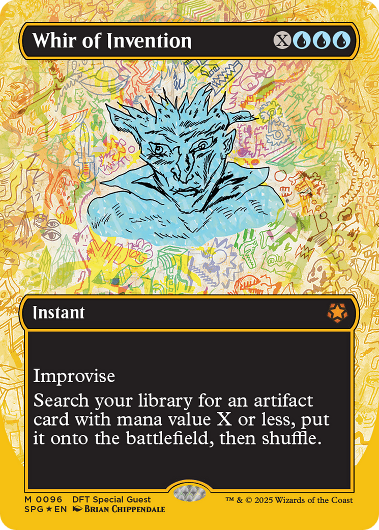 Whir of Invention (Borderless) (First-Place Foil) (096) Foil - Special Guests