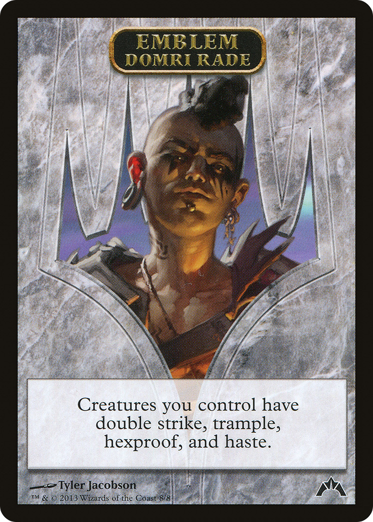 Domri Rade Emblem (008) - Gatecrash Tokens