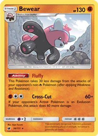 Bewear - 56/111 (Prerelease Kit Exclusive) (56) - Deck Exclusives