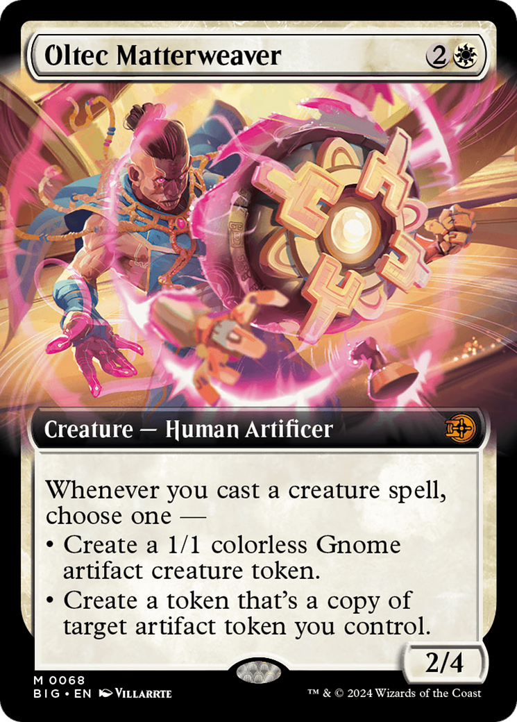 Oltec Matterweaver (Extended Art) (068) Foil - The Big Score