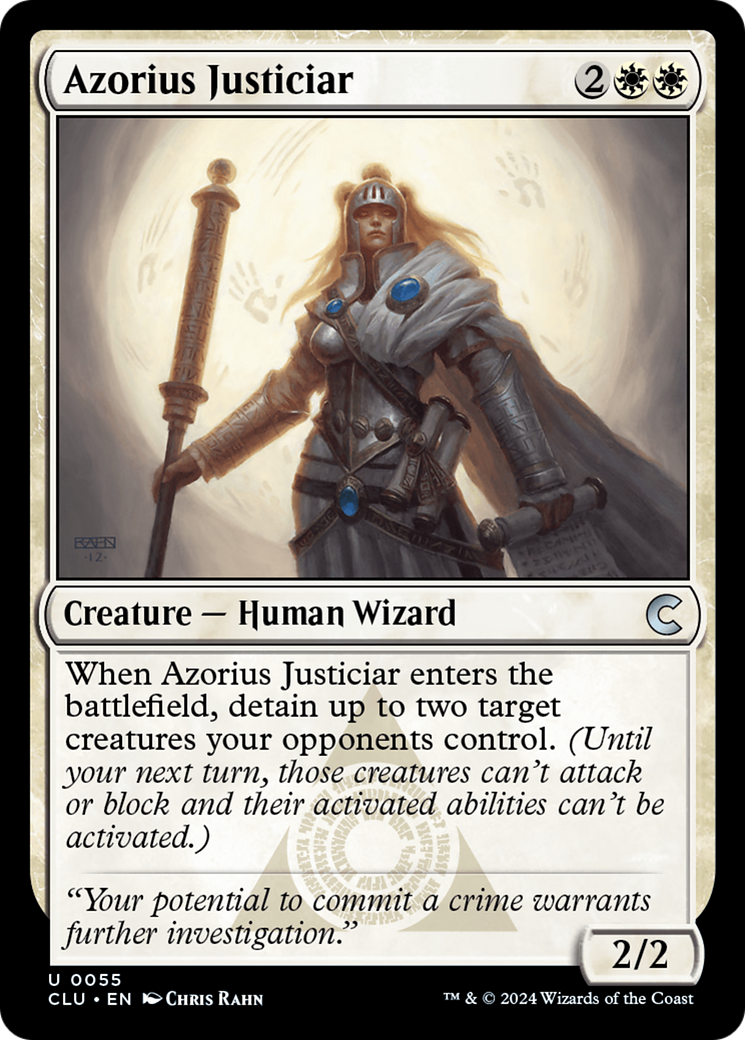 Azorius Justiciar (055) - Ravnica: Clue Edition