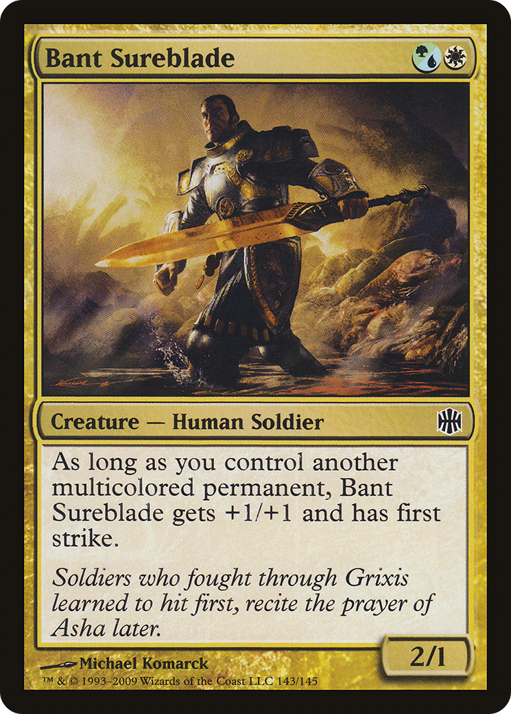 Bant Sureblade (143) Foil - Alara Reborn