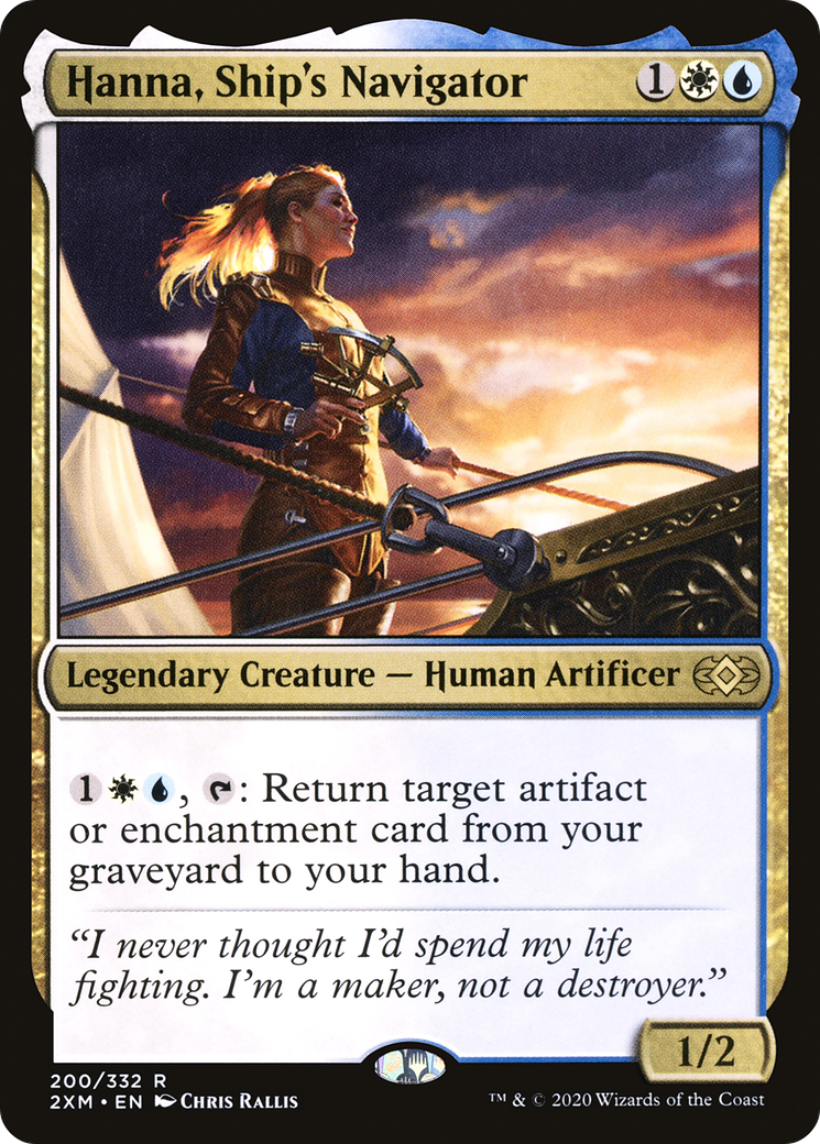 Hanna, Ship's Navigator (200) Foil - Double Masters