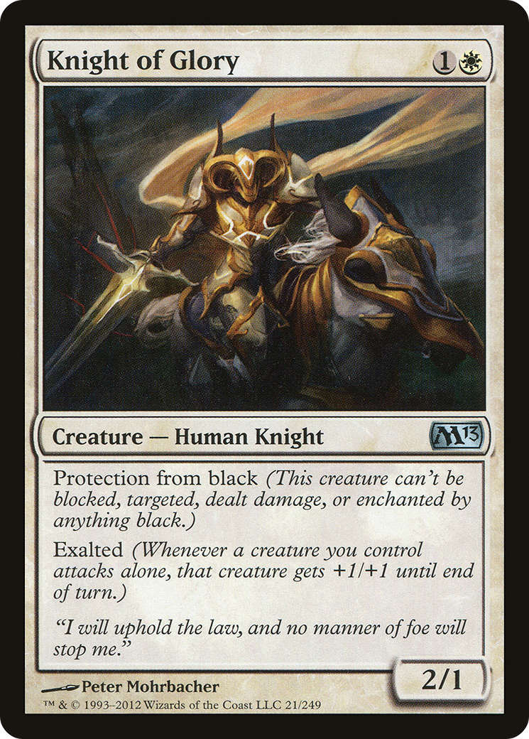 Knight of Glory (021) Foil - Magic 2013