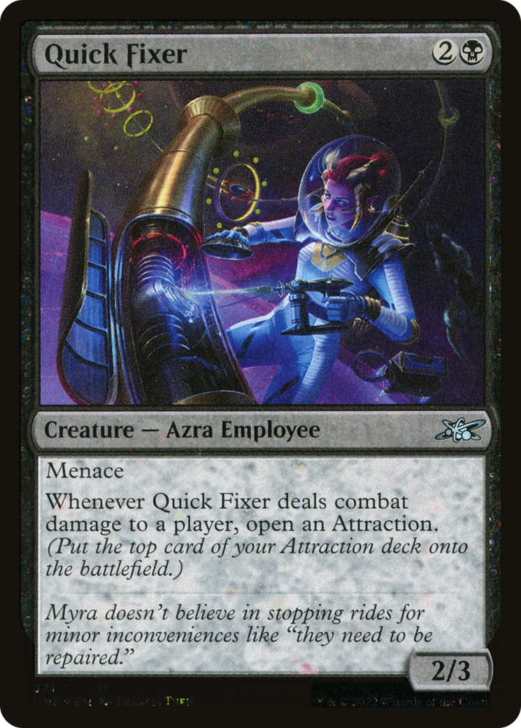 Quick Fixer (Galaxy Foil) (371) Foil - Unfinity