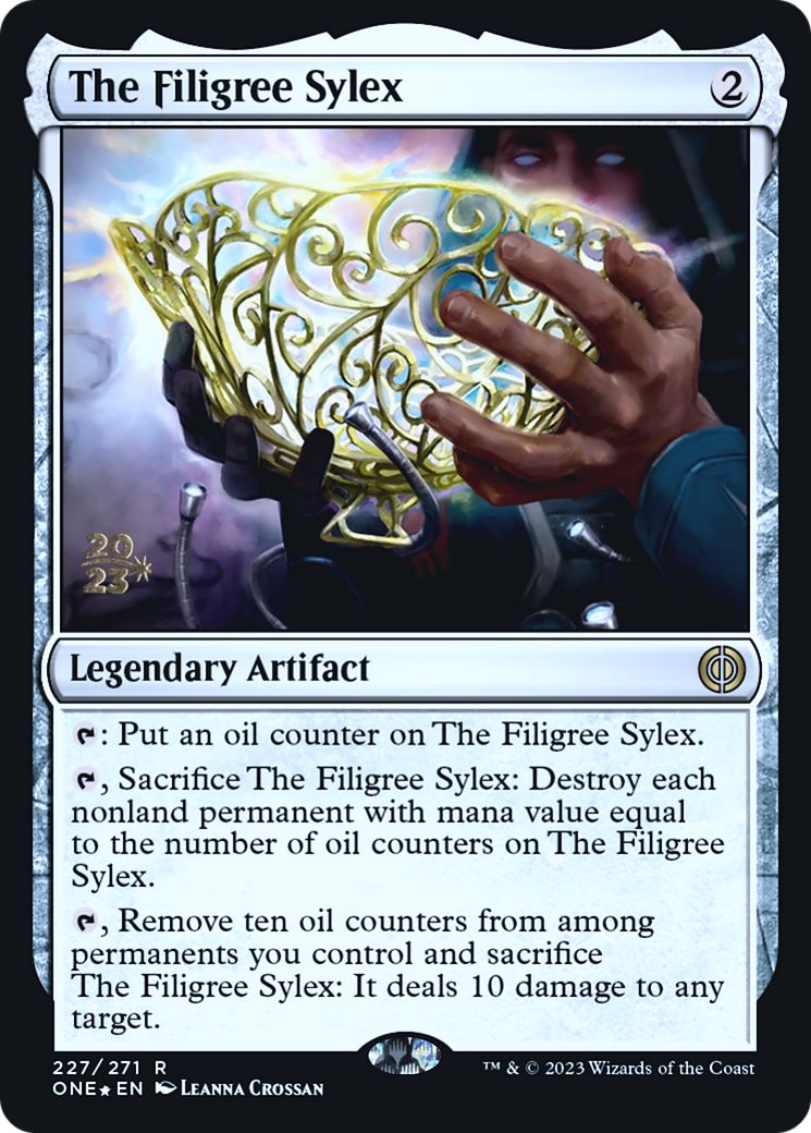 The Filigree Sylex (227s) Foil - Phyrexia: All Will Be One Promos