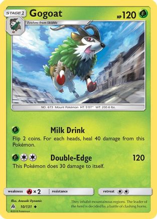 Gogoat (10/131) [Sun & Moon: Forbidden Light] | Silver Goblin