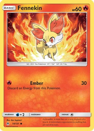 Fennekin (14) (14) - SM  Forbidden Light