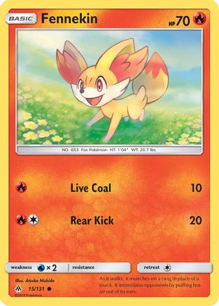 Fennekin (15) - Forbidden Light