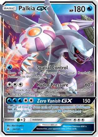 Palkia GX (20) Holofoil - SM  Forbidden Light