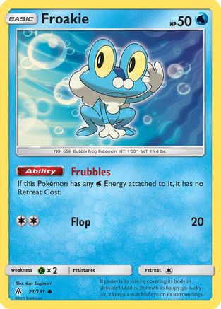 Froakie (21) - Forbidden Light