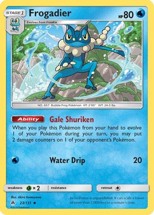 Frogadier (23) - Forbidden Light