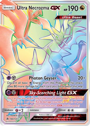 Ultra Necrozma GX (Secret) (140) Holofoil - SM  Forbidden Light