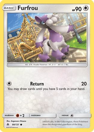 Furfrou (99/131) [Sun & Moon: Forbidden Light] Reverse Holofoil